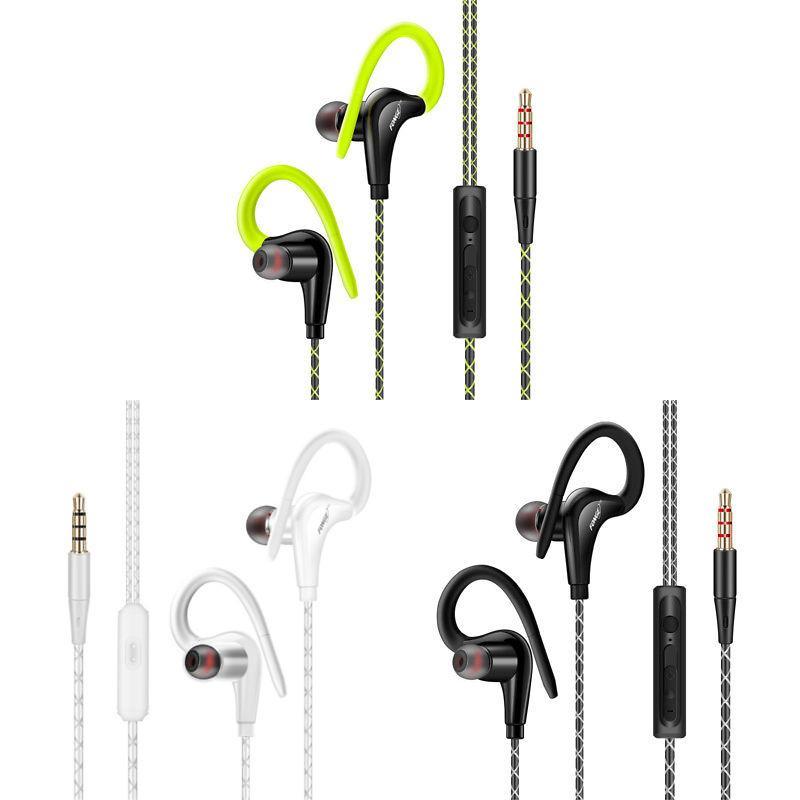 Wired Sports Earphones With Microphone For Running And Workout Enthusiasts