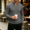Herren Pullover mit Rollkragen Strickpullover Langarm Lässiges Basisschicht Oberteil für Herbst Winter