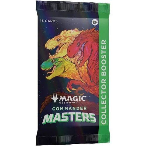 Magic the Gathering "Commander Masters" Collector Booster Minimal Packaging English Version MTG Trading Card Wizards of the Coast D20190000