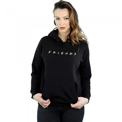 Baumwoll-Hoodie mit Logo für Damen