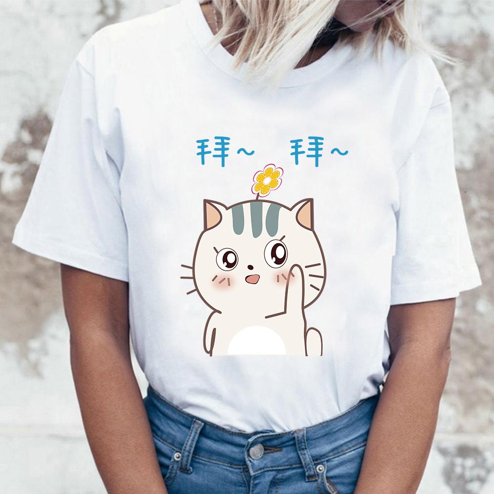 Woman Short Sleeve T Shirt Loose T Shirt Graphic Streetwear Top Female Woman Summer Kawaii Harajuku