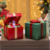 Snowman Santa Claus Gift Shape Design Music Box With Lighting For Holiday Celebration