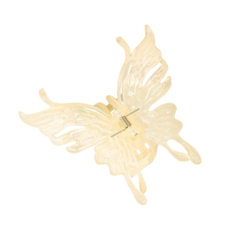 

Large Butterfly Decorative Hair Clip, Women s Hair Claw Sweet Fairy Butterfly Hair Clip, Multi-Color Transparent Acrylic Hair