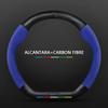 Car Suede Anti-Slip Steering Wheel Cover For Volkswagen Passat Golf 5 GTI Beetle Tiguan Touareg Polo T-ROC T-Cross Magotan Jeeta