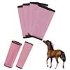 4 Pcs Horse Fly Boots Breathable Mesh Horse Leggings Equine Supplies