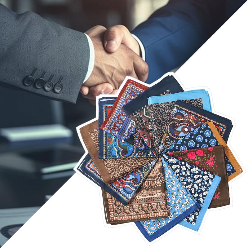1Pc Suits Hand Towel Men Wedding Party Polyester Gentleman's 30x30CM Handkerchief Pocket Square