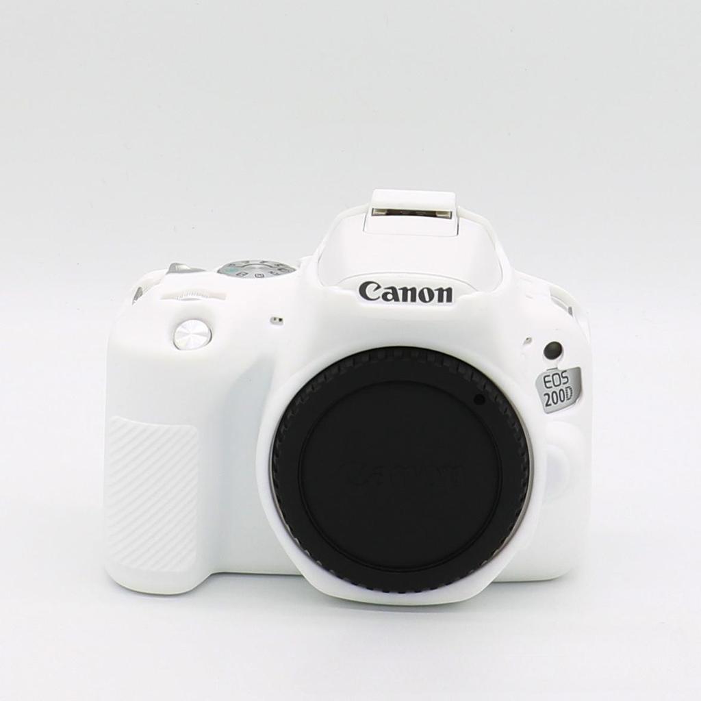 Silicone Case for Canon EOS 200D Camera - DSLR Bag & Protective Silicone Cover for 200D