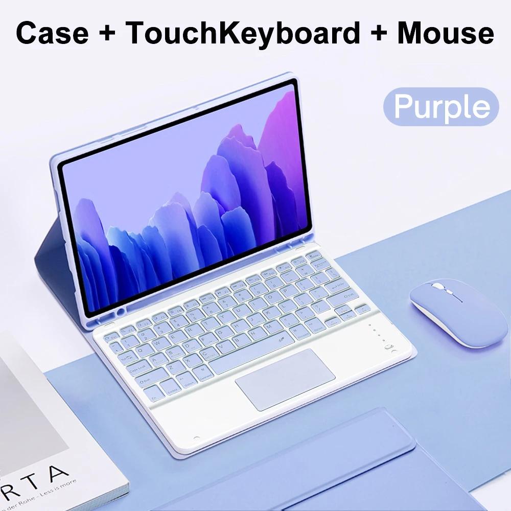 Tablet Keyboard Case For Samsung Galaxy Tab A11 8.7 Inch Cover For Samsung Galaxy Tab A11 8.7 SM-X130 SM-X133 SM-X135 Funda