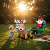 Christmas Yard Decoration | Weather-Resistant Outdoor Design, Inflatable Santa