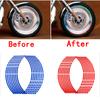 Motorcycle Wheel Tire Stickers Strips Reflective Rim Tape Strips for Motorcycle Car Wheel Tire Stickers Motorbike Auto Decals