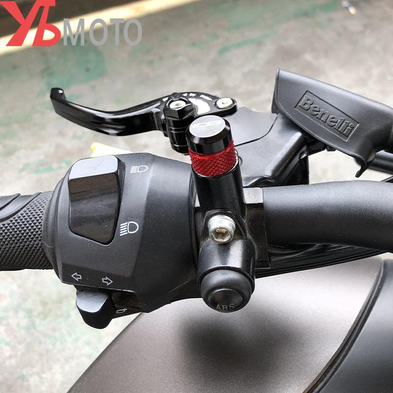 2pcs Motorcycle M10*1.25 CNC Mirror Hole Plug Screws Cover Thread Adapter Bolts For Honda CB650R CB 650R CB 650 R - 2022