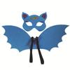 Clothing Props Children Cosplay Costume Cosplay Costume Dress Up Costumes Bat Wing Mask Set  Girl