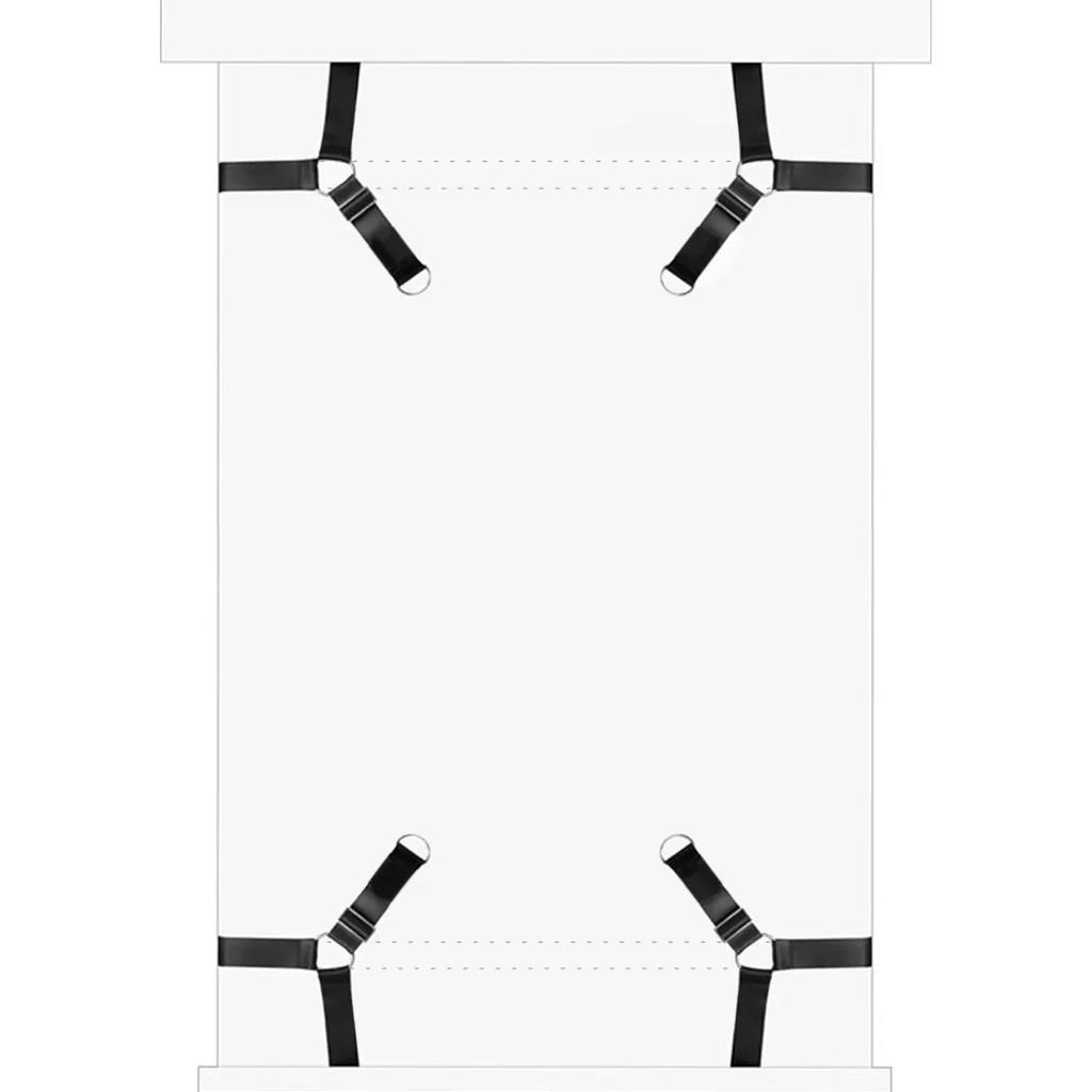 Adult Sex Game Bondage Set Handcuff Ankle Restraints Strap Couple Slave Sex Products Erotic Bed Strap Sex Products Supplies