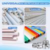 3pcs Internal & External Pipe Threading Tool Set, 1/2'' 3/4'' 1'' PVC Plastic Pipe Threader Kit, Drill Compatible Threading Tool