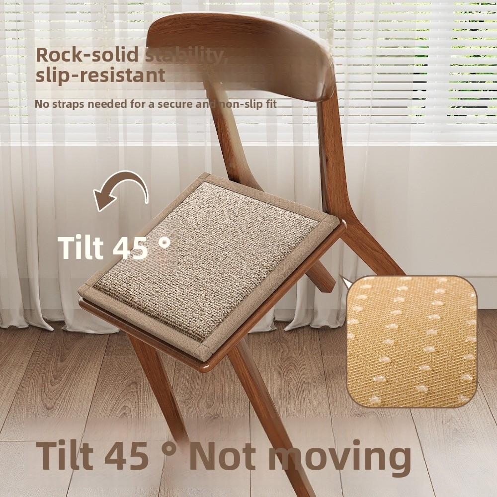 Non-Slip Dining Chair Cushion Thickened Chair Pad Ergonomic Stool Cushion  All-Season