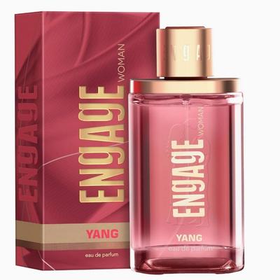 Engage Yang EDP parfém pro ženy 90 ml + 3 ml Vial-POP, květinový a ovocný, prémiová dlouhotrvající vůně, šetrná k pokožce, vůně pro každý den