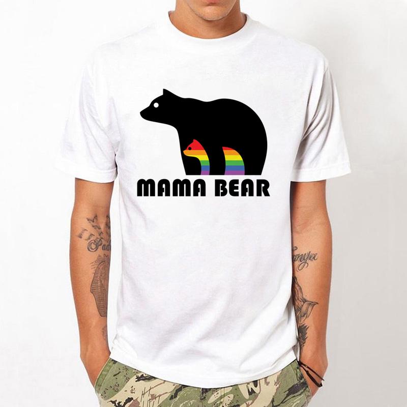 Men white top mama bear gay pride lgbt 