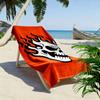 Flaming Skull Design Towel A Must-have Beach Towel for Beach Travel