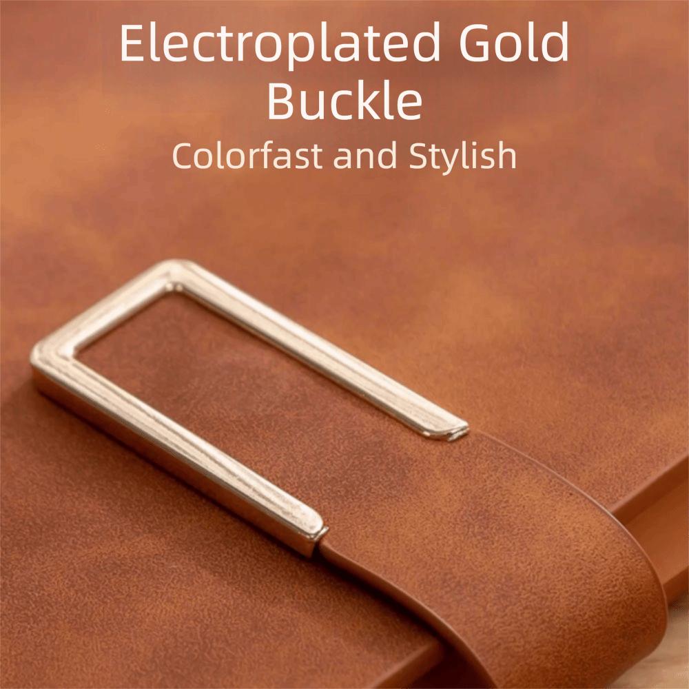 200 Pages Loose Leaf Notebook 100 Sheets Retro Notebook Journal PU Hardcover Notebook  Student