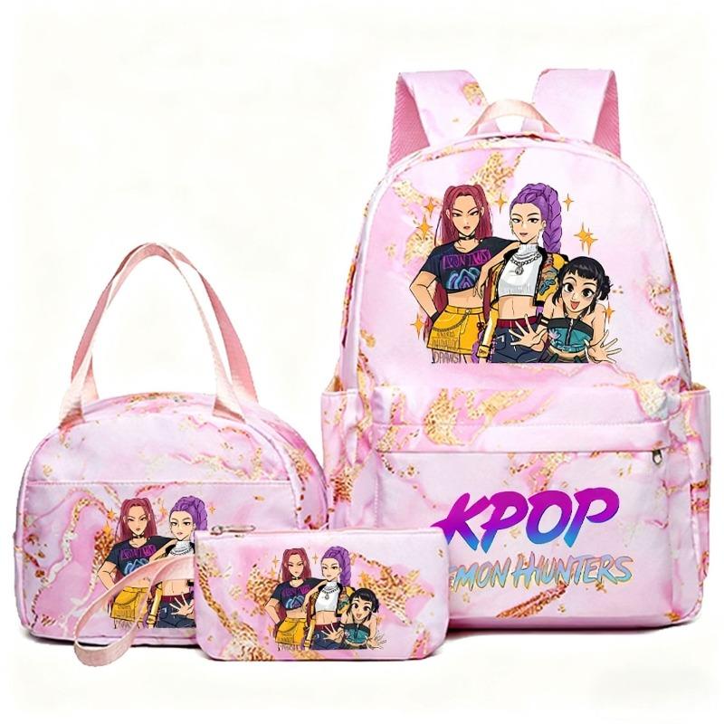Set Zaino Scolastico 3 Pezzi – Zaino per Studenti con Borsa Pranzo e Astuccio
