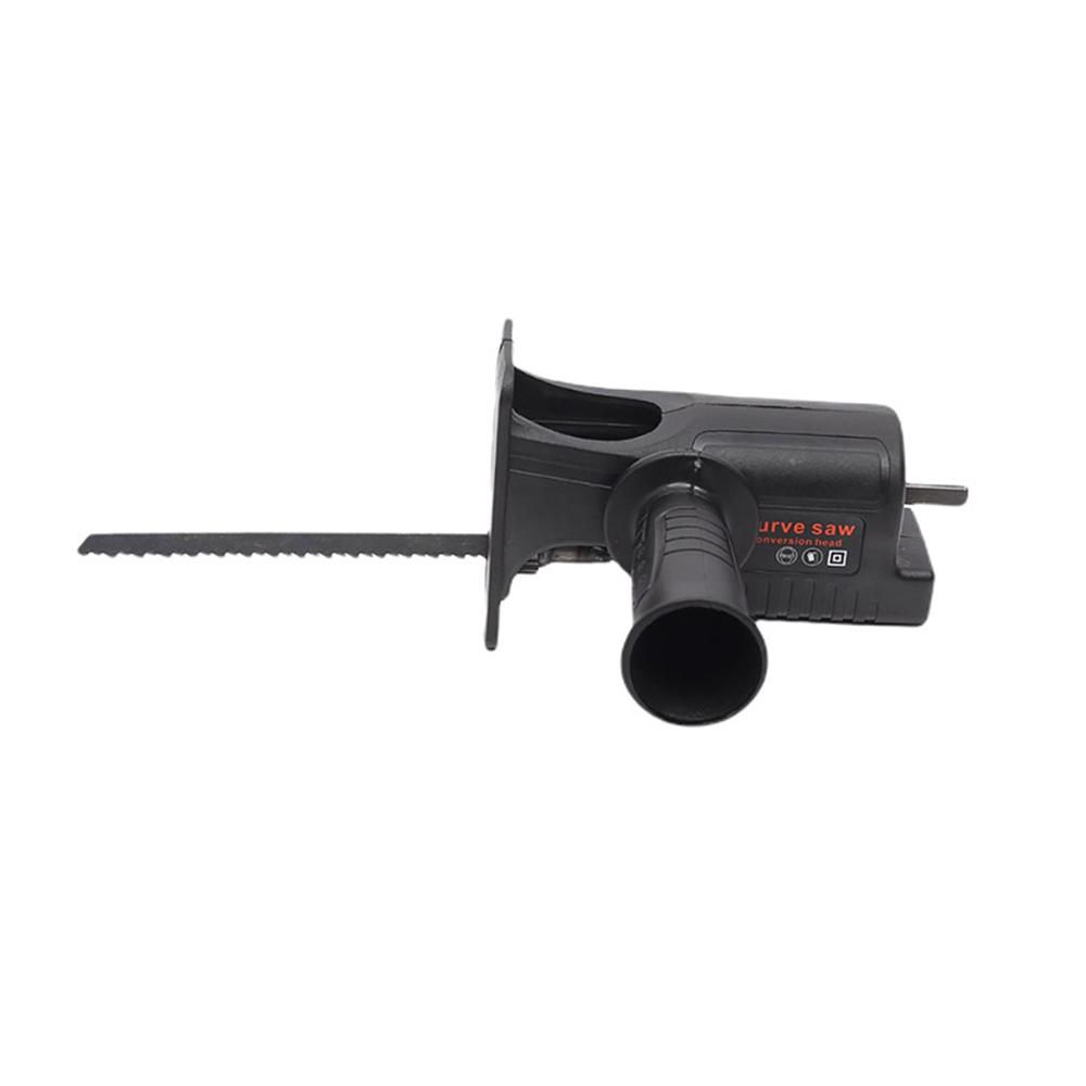 Electric Drill To Reciprocating Saw Adapter with 3 Replaceable Saw Blades Power Drill Modified Tool Electric Saw Converter for Wood Metal Plastic Bon
