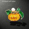 Ghost Pumpkin Lantern Brooch Zinc Zinc Alloy Halloween Brooch Cool   Girls