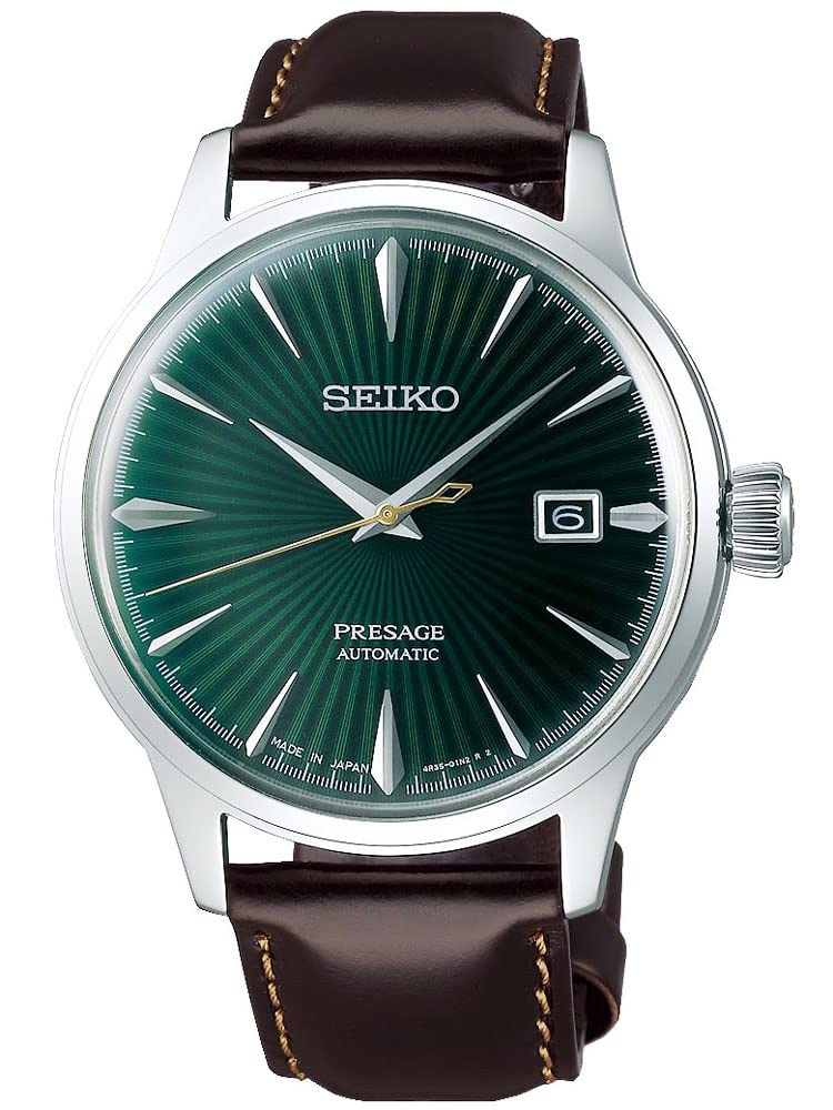 

SEIKO Presage Japanese Made Automatic Watch SRPD37J1 Green Microfiber Cloth 13 x 13 cm Included [Set Product] Men s & [Re-imported Product]