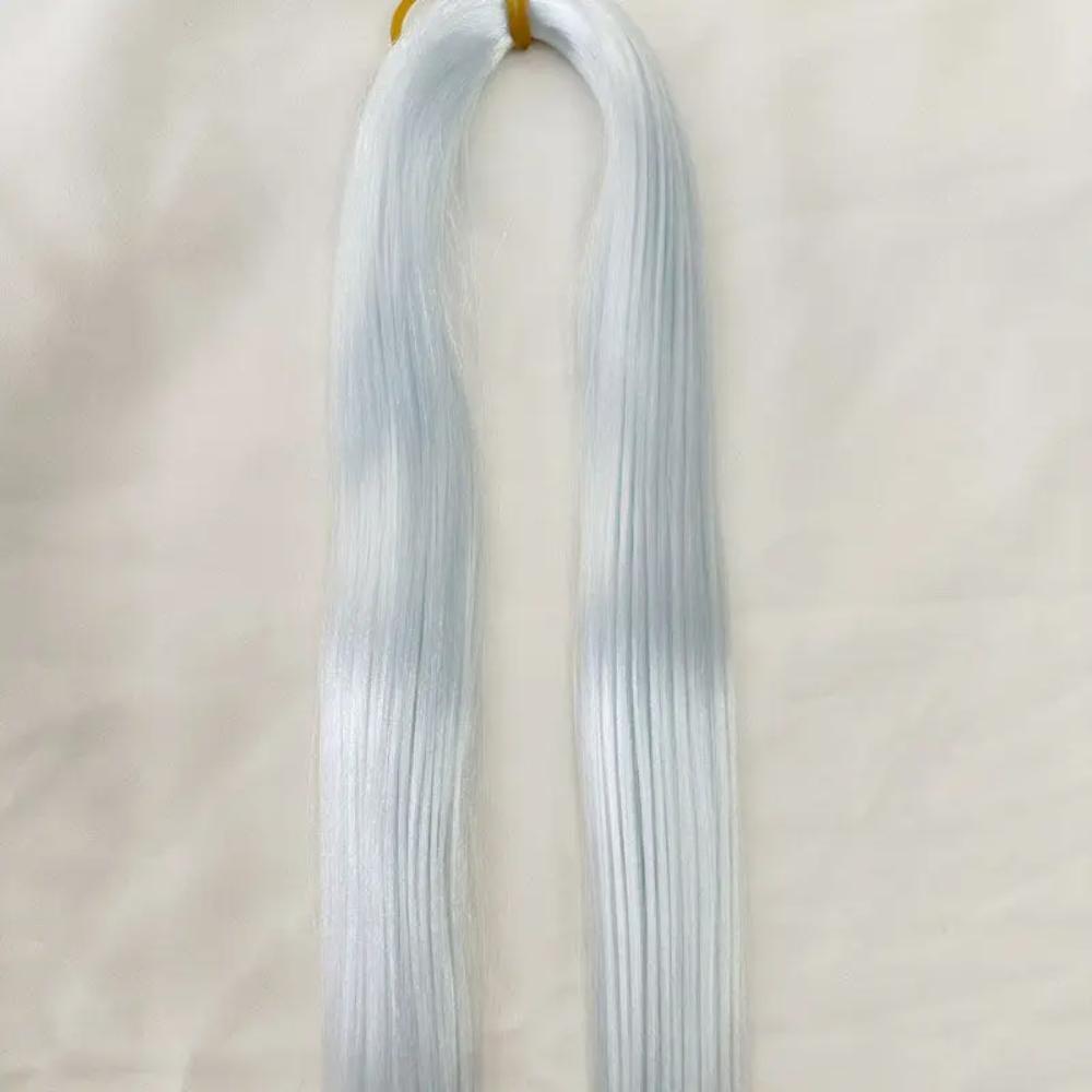 80cm/40g Colorful Series Japan Milk-Silk Doll Hair Wig DIY Repair Decor Toy Sewing Doll Wig Hair Hairline