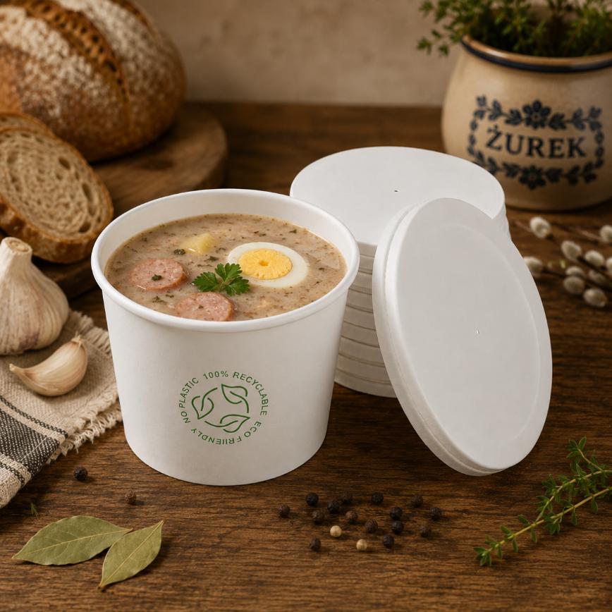 Paper Lids For Paper Containers/Bowls, Diameter , .