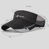 Summer Long-Brim Sunscreen Quick-Drying Hat for Unisex Outdoor Street Sports Running Empty Top Hat