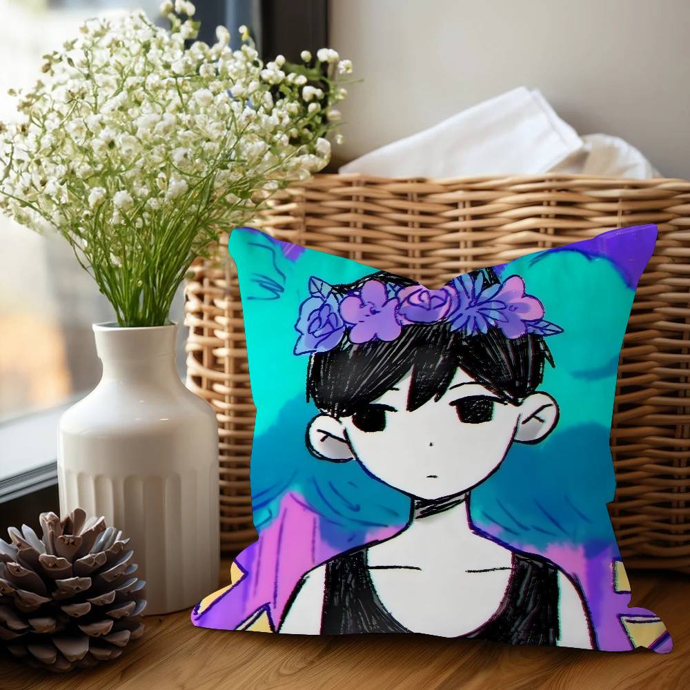 Horror Video Game O-Omori Personalized Pillow Cover Kids Bedroom Wild Party Decor Pillowcase Kid Birthday Shower Gift