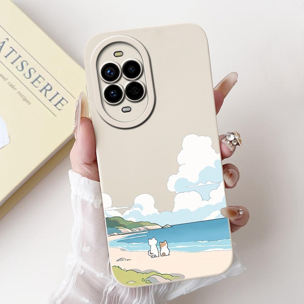 For Huawei Nova 13 Pro Case MIS-AL00 Silicone Cute Cartoon Cat Luxury Fashion Shockproof Bumper For Huawei Nova 13Pro Back Cover