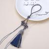 Chinese Knot Handle Rope Tibetan Tassel Pendant Accessories Diy Mobile Phone Lanyard Car Pendant Gold Bead Tassel Pendant