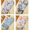 Heat Resistant Oven Gloves With Silicone Grip Non-Slip Kitchen Mitts Baking Microwaving Cooking