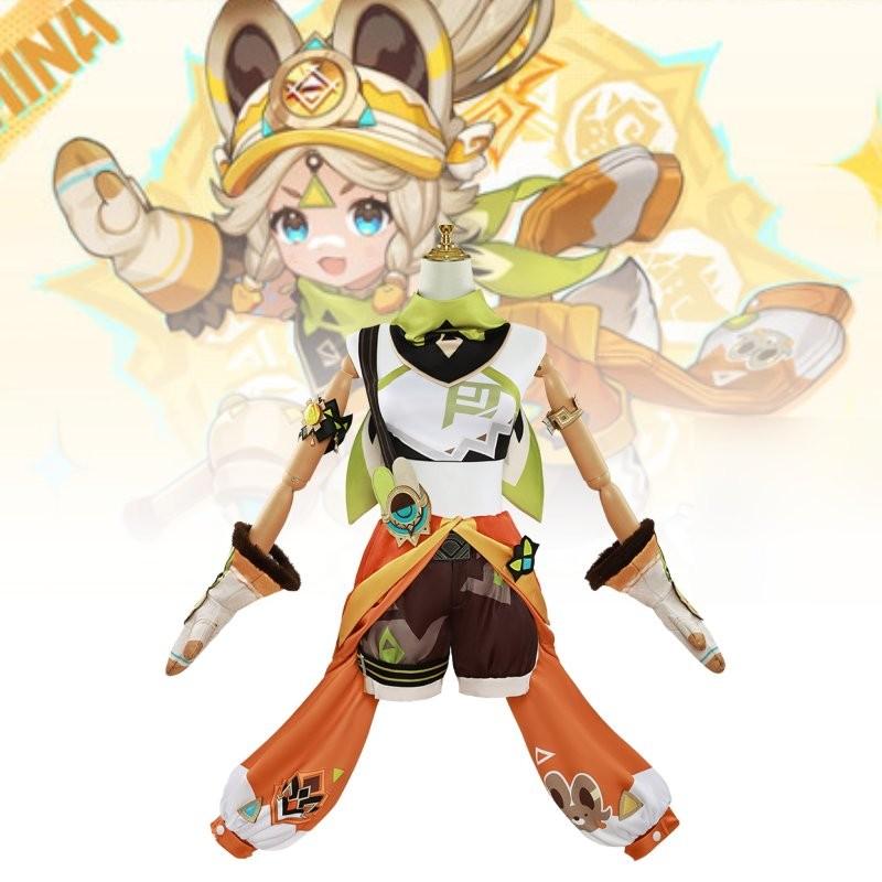 Adorable Kazhina Cosplay Costume For Genshin Impact Character Roleplay In Soft Polyester Fabric Available In Multiple Sizes