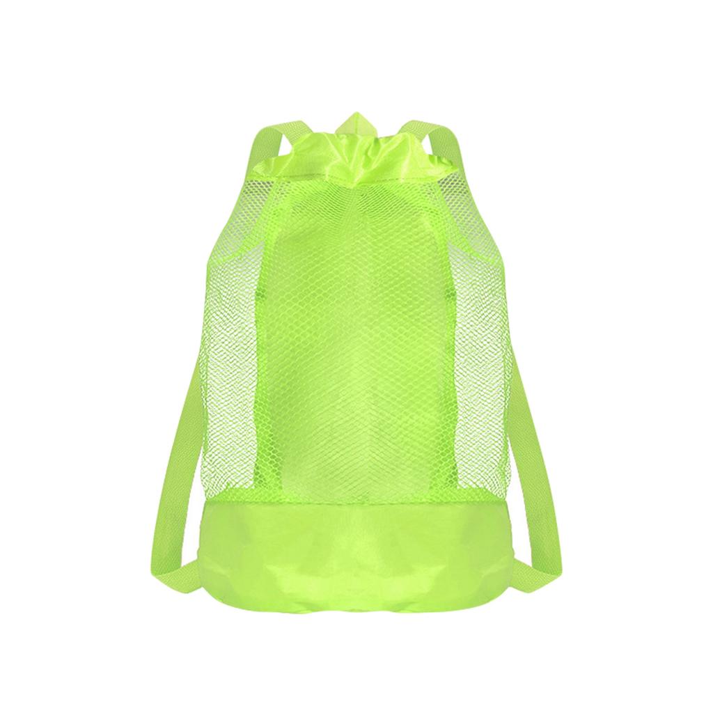 Plaj Çantası Büyük, Düz Kum Geçirmeyen İpli Plaj Sırt Çantası, Havuz, Plaj İçin Oyuncak Top Saklama Çantaları Paketleri, Çocuklar İçin Deniz Kabuğu Toplama Plaj Çantaları