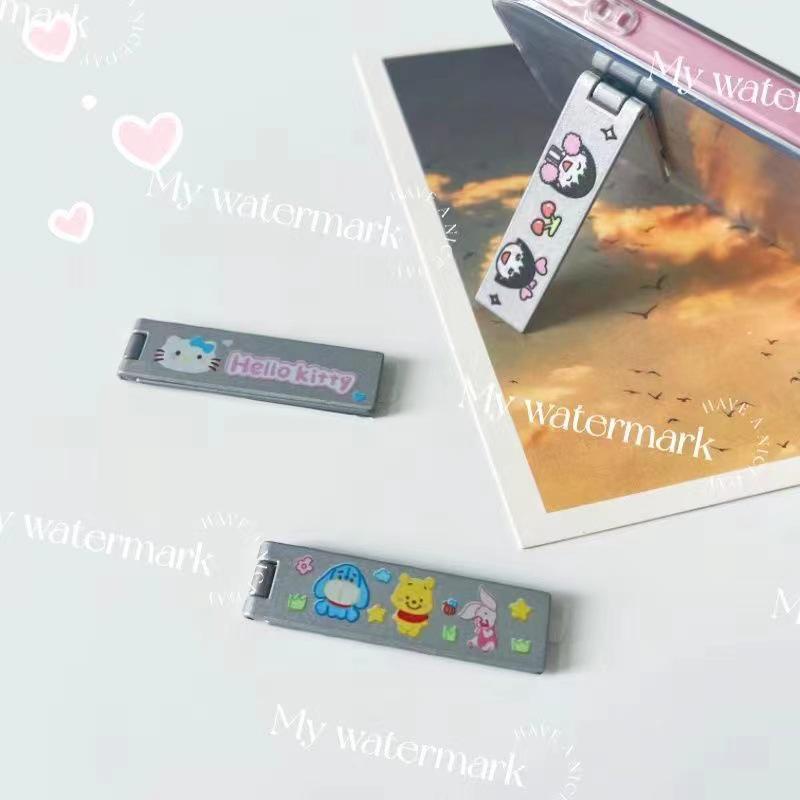 Ultradünner Neutraler Desktop-Telefonständer - Multifunktionales Klappkarten-Design