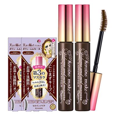 Heroine Make Volume & Curl Advanced Film Mascara 6g, 02 Braun, 2 Stk.