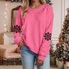 Ladies' Loose Comfortable Casual Fashionable Christmas Printed Sweatshirt