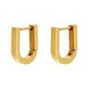 Stainless Steel Earrings Geometric Shapes Triangle/Heart/Rectangle Fade-Resistant Hypoallergenic Nickel-Free Jewelry Earrings