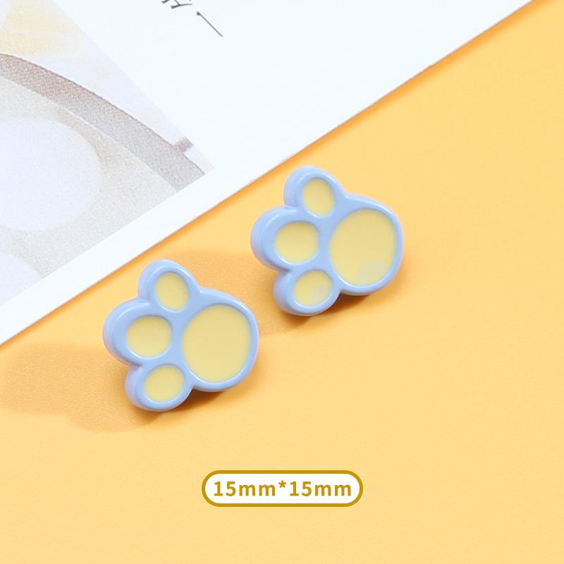 Colorful Cartoon Buttons Children'S Clothes Jacket Sweater Coat Decorative Button Accessories Versatile Cute Clothing Buttons