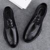 Fashion Men's Handmade Dress Shoes Fashion Men Business Casual Shoes Genuine Leather Male Oxford Shoes 2025 New Male Comfortable Flats