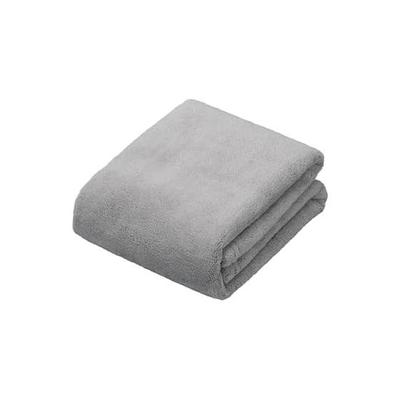Carari Face Towel Microfiber PREMIUM with 5.9x Water Absorption Power Gray Set of 1 Quickly Absorbs Water Between the Fibers Quick Drying Marshmallow