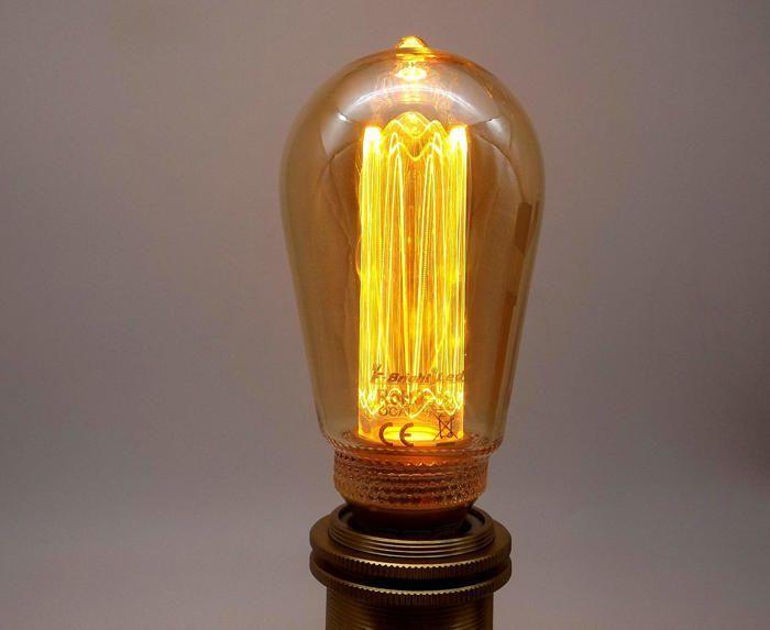 Designové osvětlení - 2601214 - DESIGN ILUMINATION Žárovka Ultra Valable 4W Jantarová