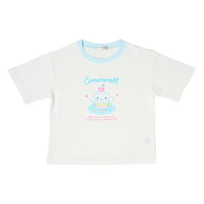Short Sleeve 606979 Kids' T-Shirt, Cinnamoroll, White, 130cm, Body 60% Cotton, 40% Polyester, Rib 95% Cotton, 5% Polyurethane,