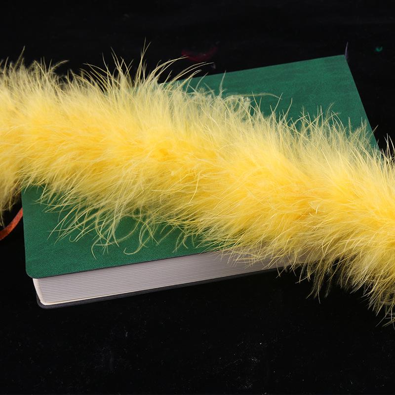 Encrypted Colored Turkey Feather Strips for DIY Decorations & Stage Costumes