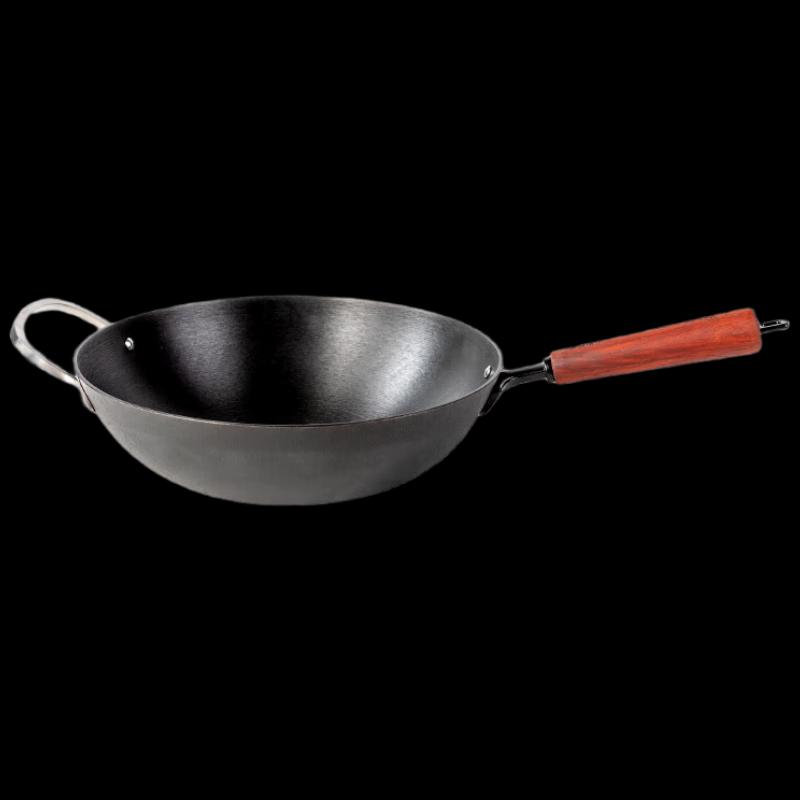 

Prefered PFD8032 Single Handle Cast Iron Skillet with Wooden Lid, 32cm