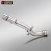 ZX820RR Motorcycle Scooter Exhaust Pipe for Zhang Xue 820RR - Stainless Steel Decat Mid-pipe with Original Interface
