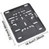 Motorcycle License Plate Frame Motorcycle Plate Frame Vehicle Number Tag Bracket License Protector for Riding Daily Use Truck
