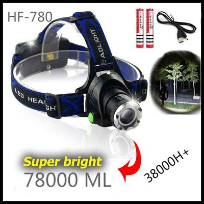 SKYWOLFEYE F526 Headlamp 1500Lm 3x T6+2x XPE 3 LED Rechargeable HeadLight Torch
